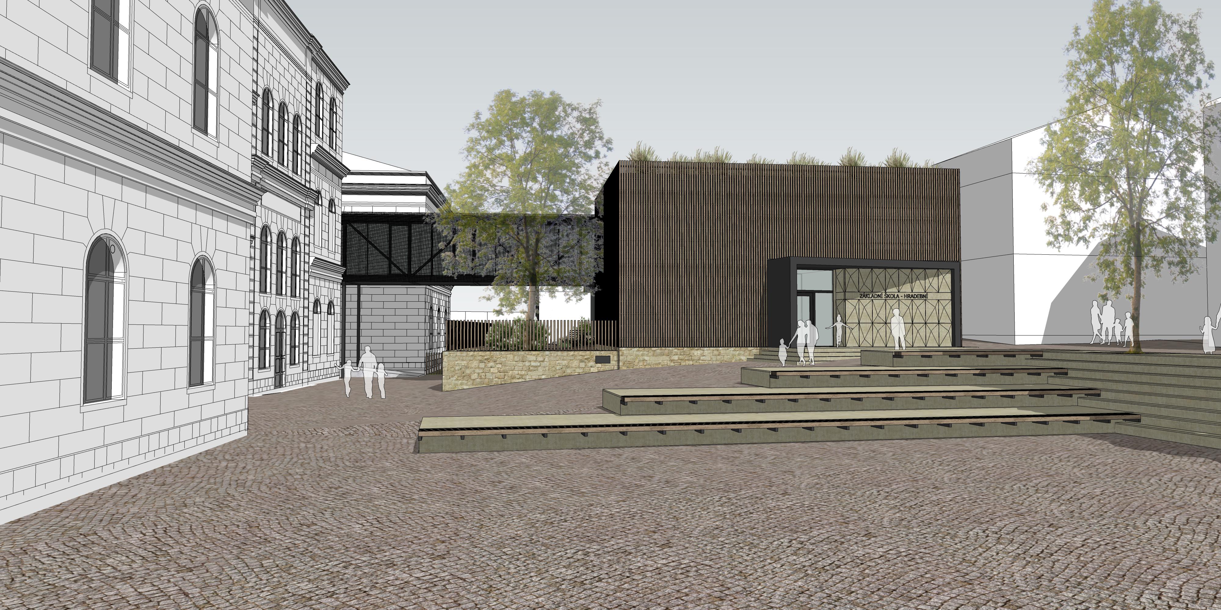 Přístavba ZŠ Hradební Broumov