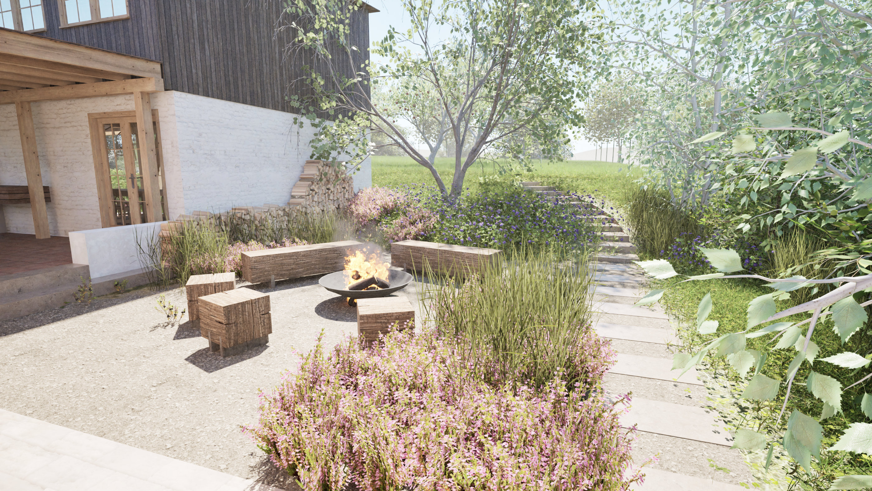 Zahrada s altánem Velké Poříčí